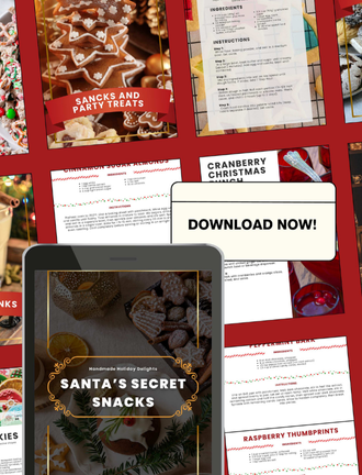🍪 Santa’s Secret Snacks Recipe Book